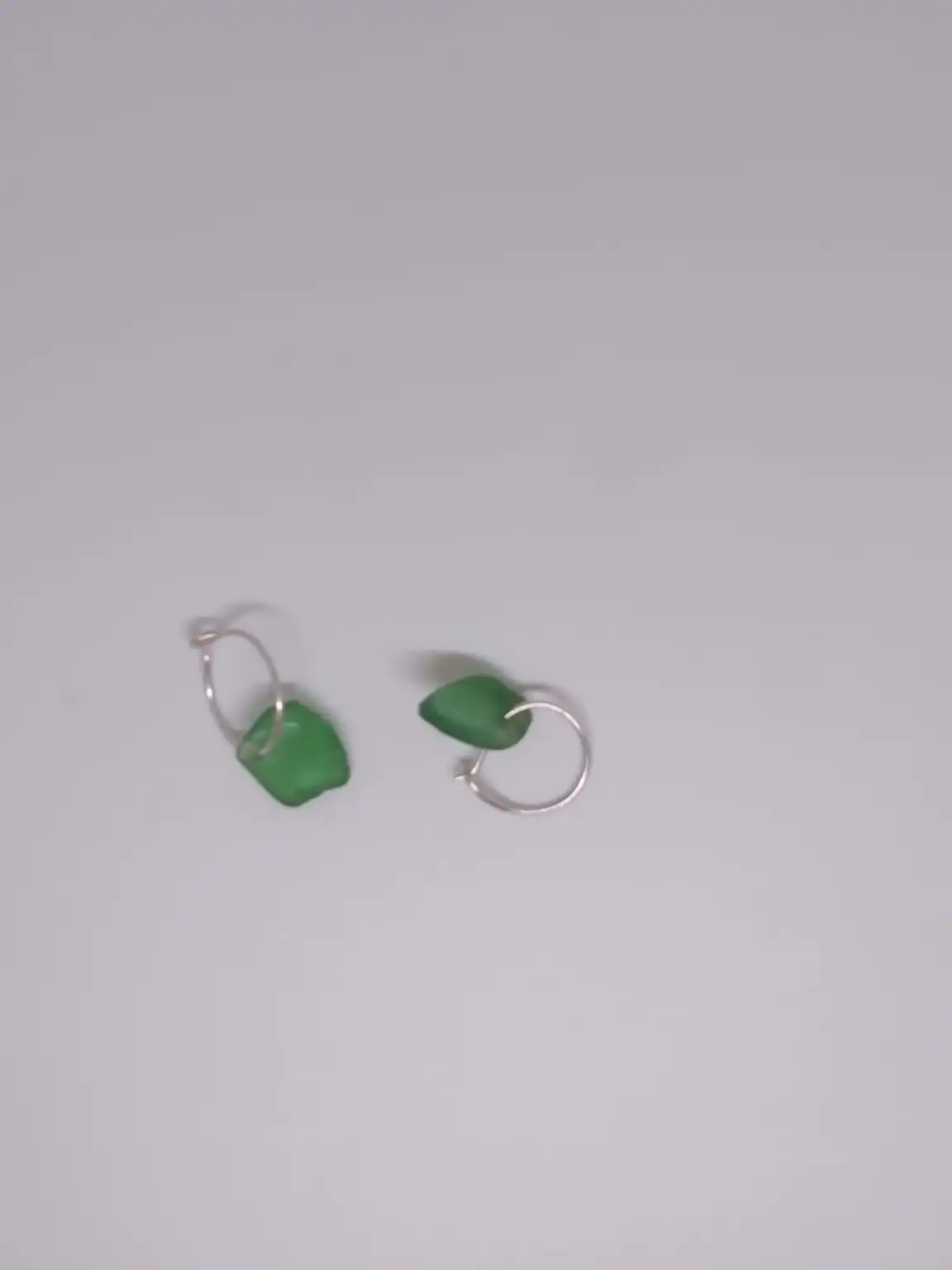 Pendientes cristales playa