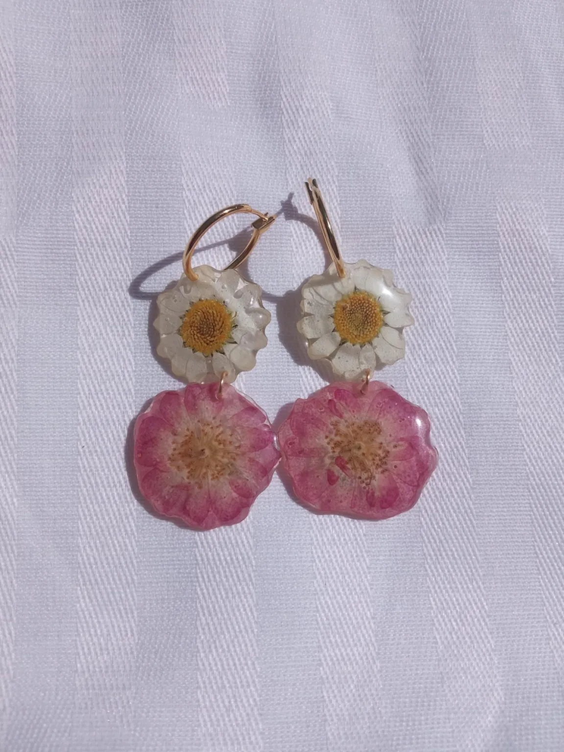 Flores margarita y amiga